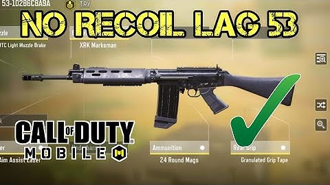 Best No Recoil LAG 53 Gunsmith & Gameplay in COD Mobile | Call of Duty Mobile