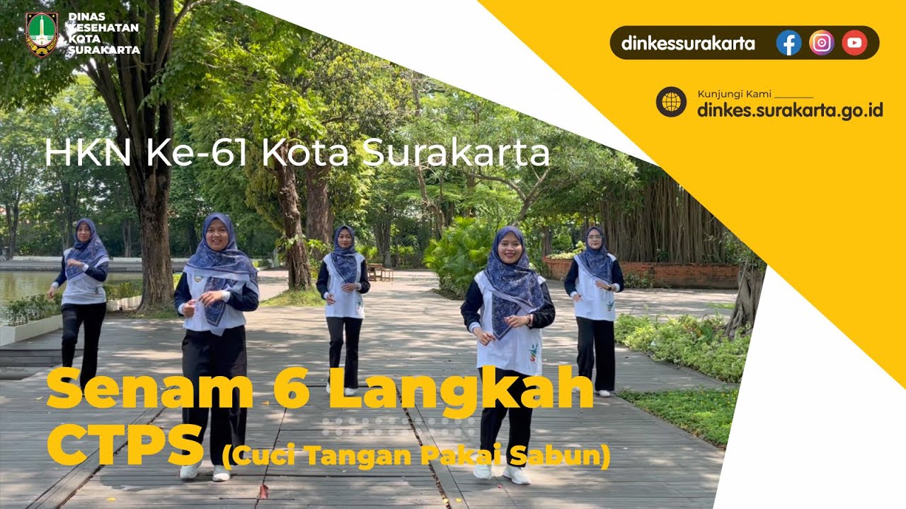Lomba Video Kreasi Senam 6 Langkah CTPS - HKN ke 61 - Dinkes Kota Surakarta Tahun 2025