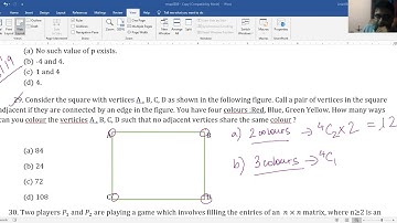 ISI MSQE 2019 PYQs | PEA Q.29 Solutions | Step by Step Detailed Explanation