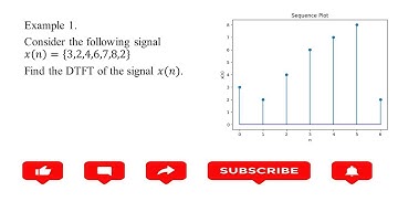 207 DTFT Sequence  Example 1  | Discrete Time Fourier Transform | Fourier Transform | AL AMIN