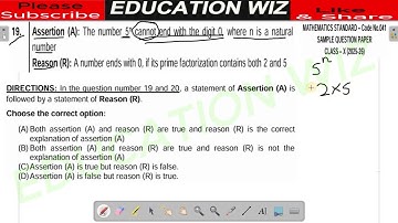 Assertion (A): The number 5^n cannot end with the digit 0, where n is a natural number Reason (R):
