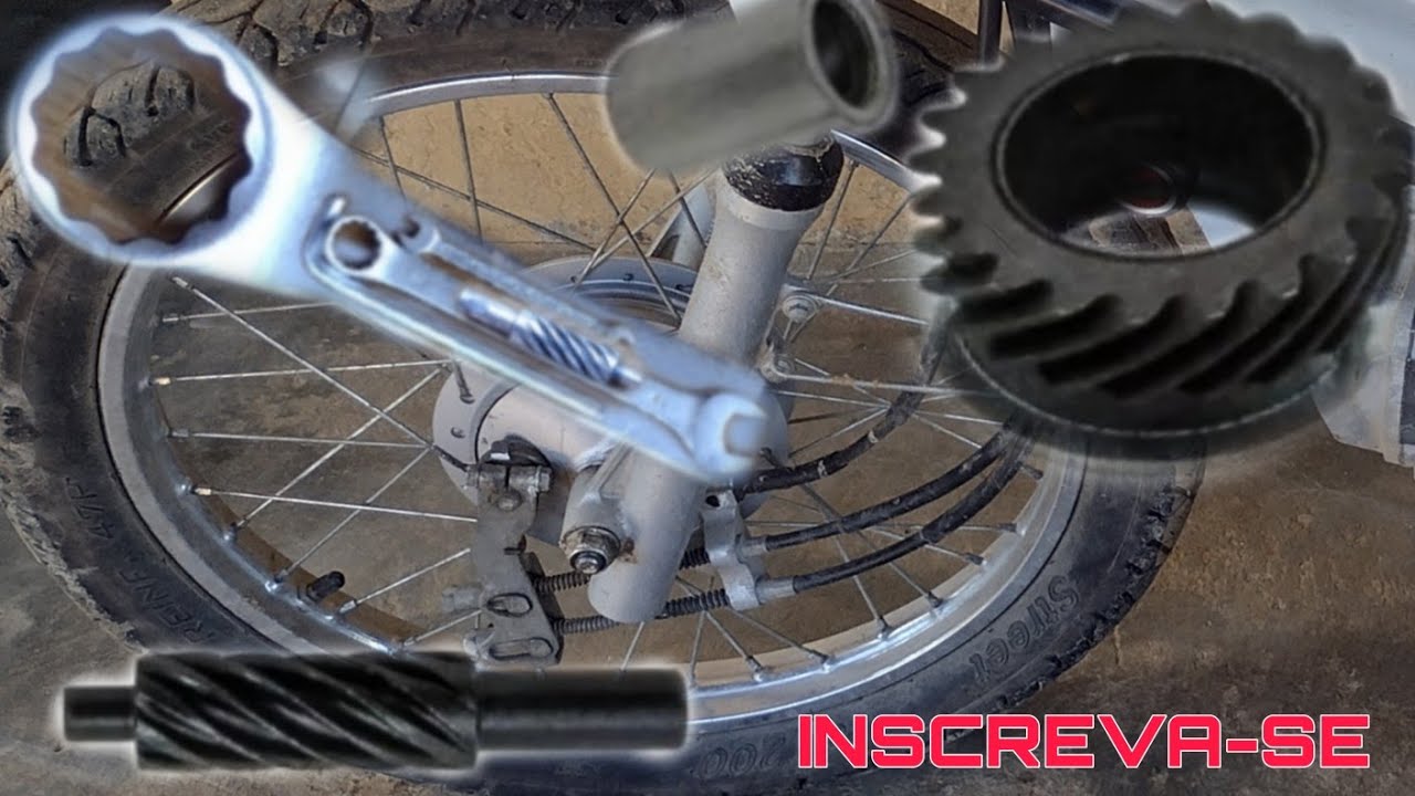 como trocar o kit engrenagem do velocímetro