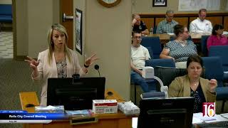 Rolla City Council Meeting August 16th, 2021