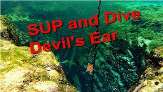 SUP Paddleboarding & Freediving Adventure at Devil's Ear Spring | Ginnie Springs to Santa Fe River