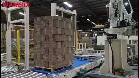 Wanerx Corrugated Paper Palletizing Production Line at Overseas Customer MUDA’s Facility