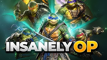 5 NINJA TURTLES on ONE TEAM vs EVERY DUNGEON! (Actually Insane!)