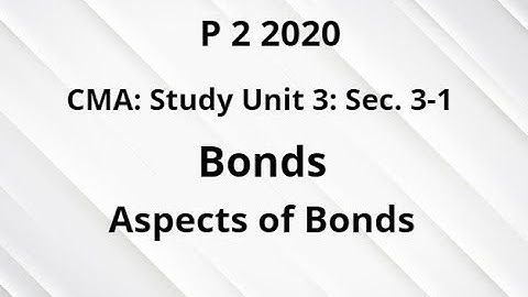 2020 p 2 CMA Unit 3 Sec 3-1