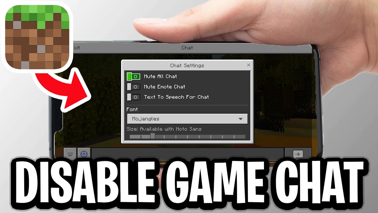How To Disable Game Chat on Minecraft Mobile - Full Guide - YouTube
