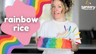 Sensory Recipes: Rainbow Rice - YouTube