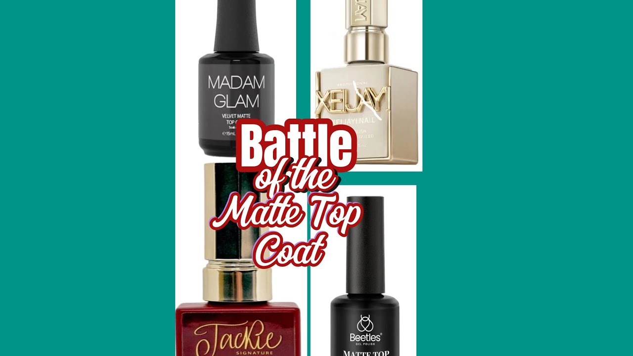 The best Matte Top Coat for Chrome Powder | 