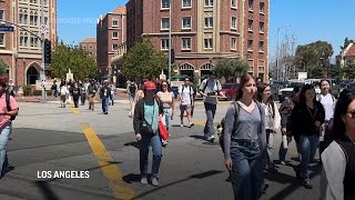 Students react to USC making rare cancellation of speech by valedictorian who supported Palestinians