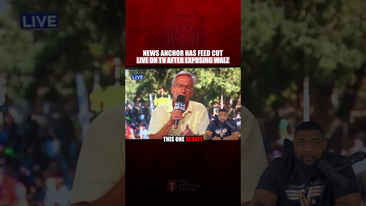 They CUT this dude's mic on LIVE TV after he started exposing Tim Walz...