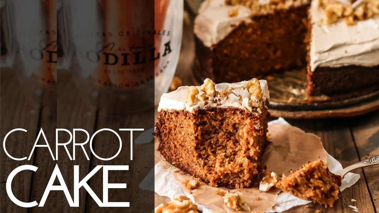 Carrot cake o Tarta de zanahoria | RECETA SENCILLA Y SALUDABLE | Delicious Martha