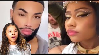 Kim Kardashian Dragged Over Diaper Bbl Influencer Splurges 60K To Look Like Nicki Minaj Reaction