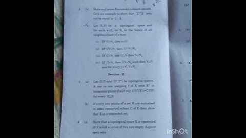 MSC mathematics (General Topology) igu university