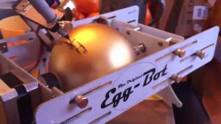 Eggbot Christmas ornaments