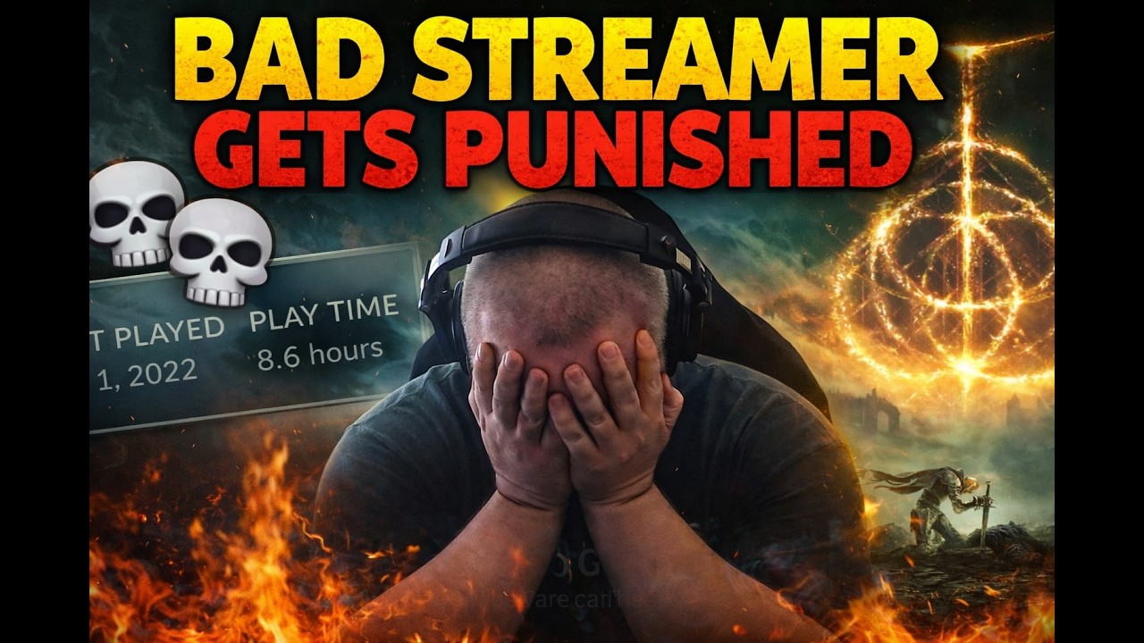 Bad Streamer Gets Punished! Restart - Elden Ring Playthrough ep22 Into the DLC
