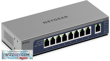 NETGEAR 8-Port 1G/10G Multi-Gigabit Ethernet Unmanaged Switch (GS108MX) with 1 x Review