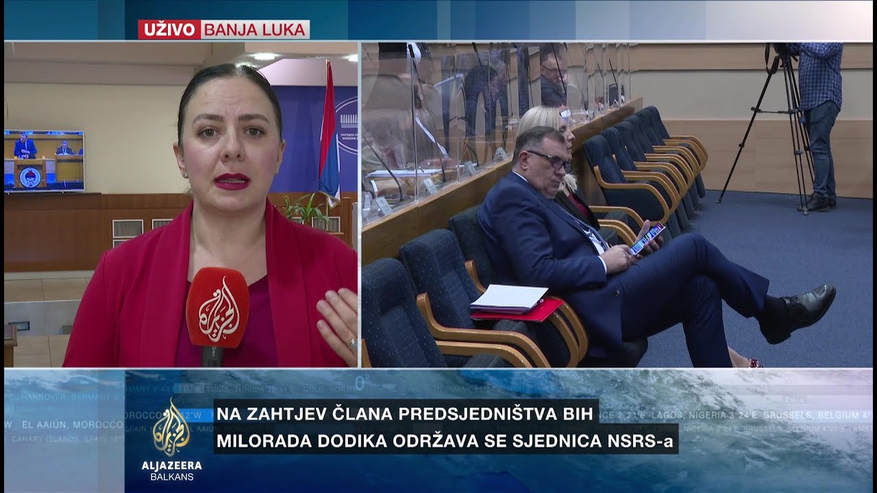 قرأ دوديك قرار العقوبات البريطانية المفروضة عليه وعلى سفيانوفيتش في قاعة البرلمان