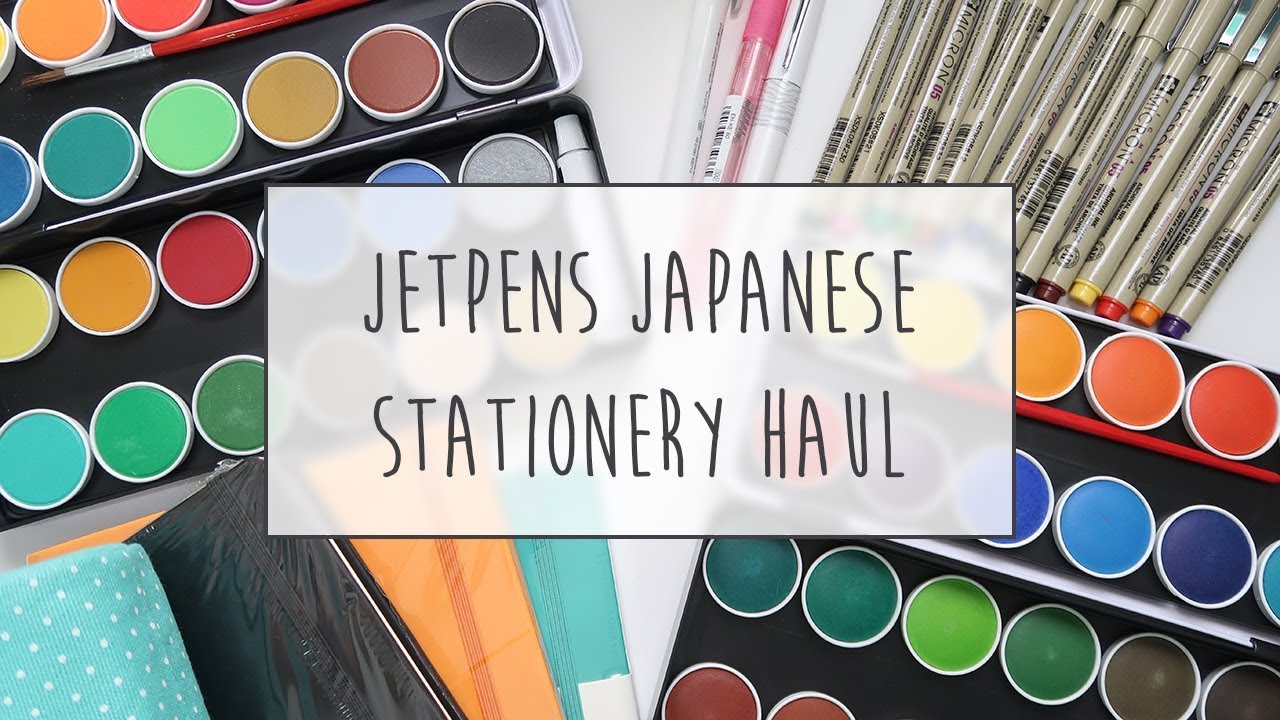 Jetpens Japanese Stationery Haul A Beautiful Fable YouTube