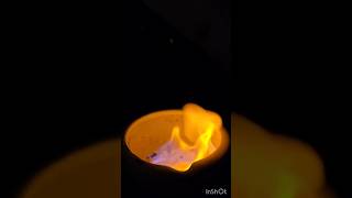 flame test of strontium, it's crimson red colour #chemistry #trending #viral #viralvideo #science