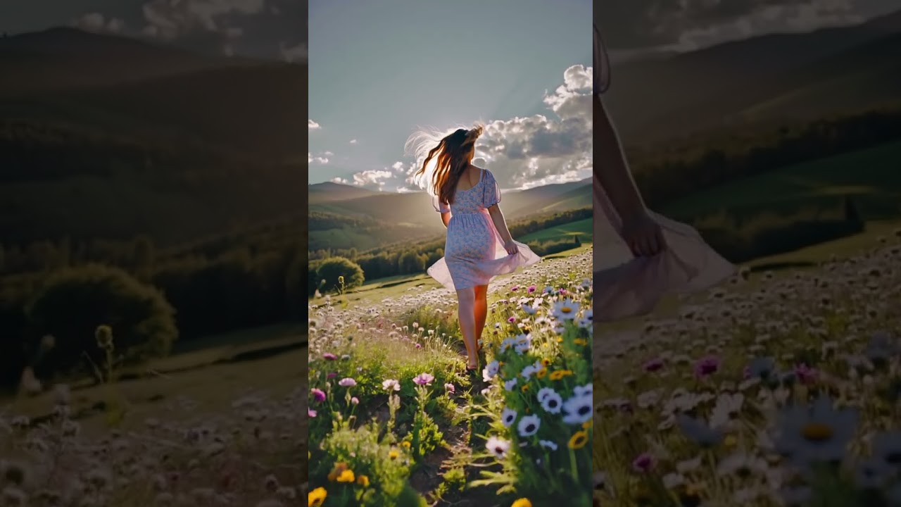 Wandering Free: A Girl in a Summer Dress