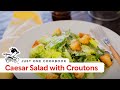 How To Make Caesar Salad with Homemade Croutons (Recipe) シーザーサラダとクルトンの作り方（レシピ）
