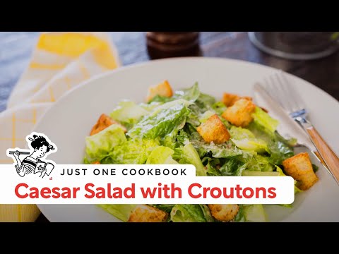 Video: How To Make A Salad With Croutons