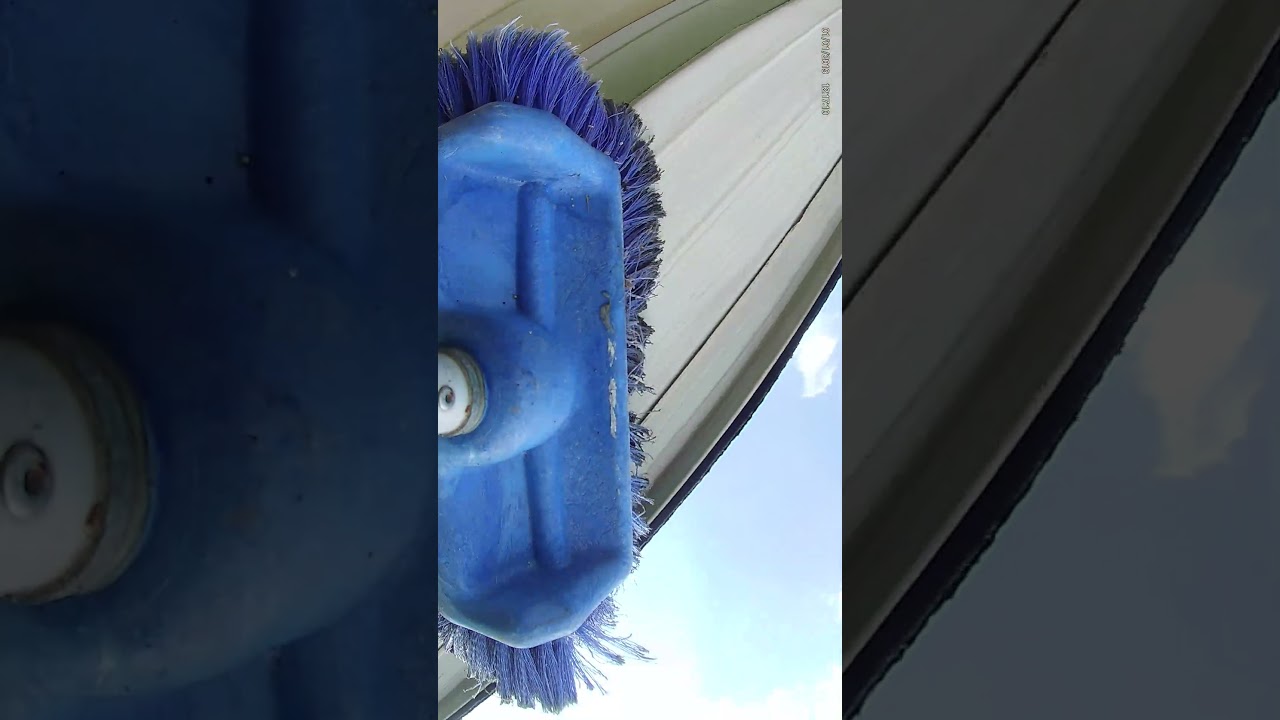 Gutter Brush Ride Along youtube short 60 sec