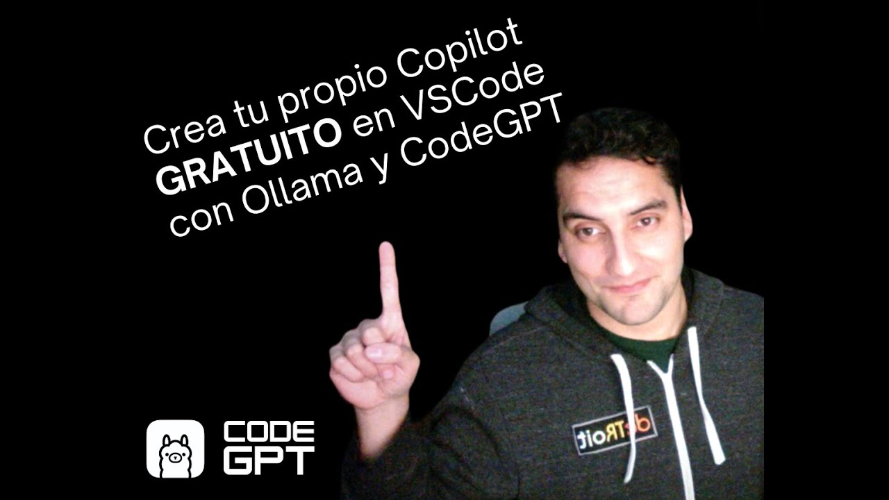 Crea tu Copilot gratuito y privado en VSCode con Ollama y CodeGPT - YouTube