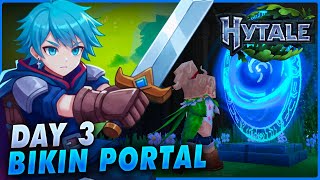 🔴 Day 3 - Mari Membuat Portal Teleport - Vtuber Hytale Indonesia