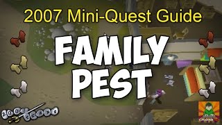 Runescape 2007 Family Pest Mini-Quest Guide