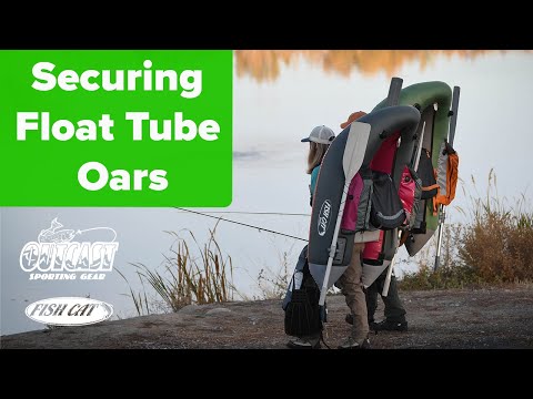 Securing Float Tube Oars - Outcast 