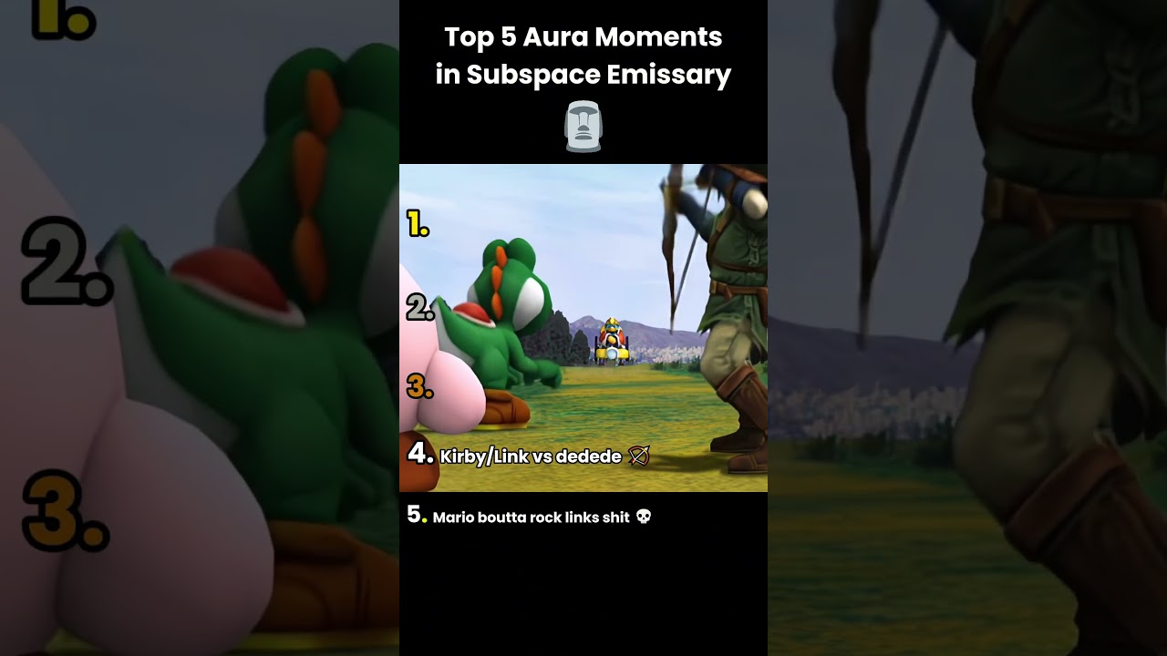 Top 5 Aura Farming Moments in Subspace Emissary 🗿