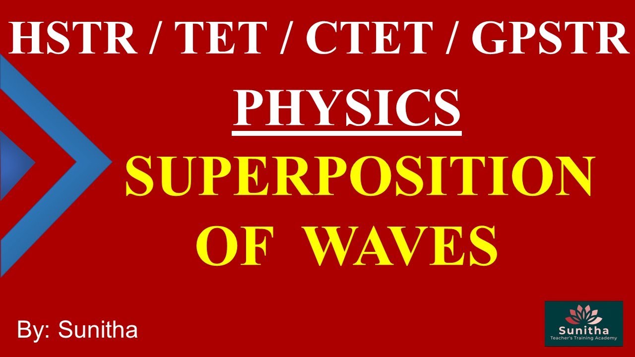 Physics - Superposition of waves - YouTube