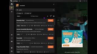 How To Add Essential Mod To Any Curse Forge Mod Pack