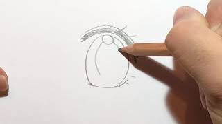 サクっと描けちゃう！少女漫画の目の書き方【中学生向け】 How to draw a cute eye, girls comics