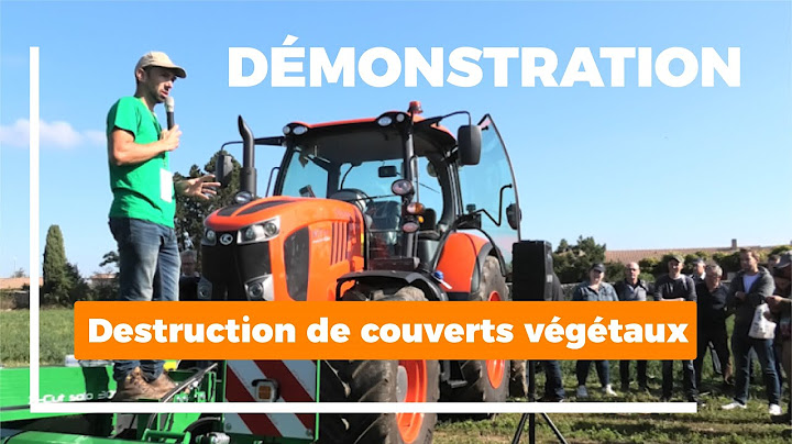 Destruction de couverts végétaux en minimisant le travail du sol