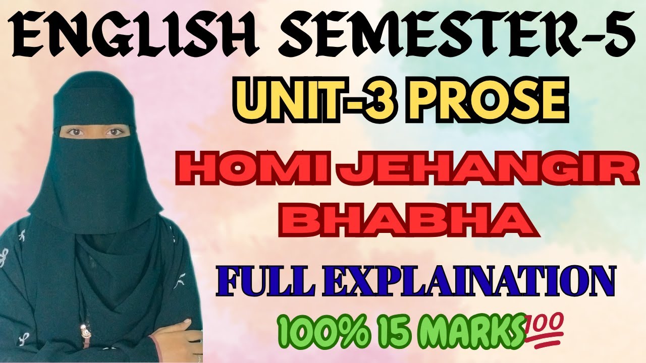 HOMI JEHANGIR BHABHA Проза с объяснением | Английский язык, 5 семестр, модуль 3, проза с объяснен...