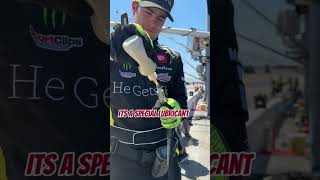 Jackson Gibbs with the pit gun prep #nascar #pitstop Information