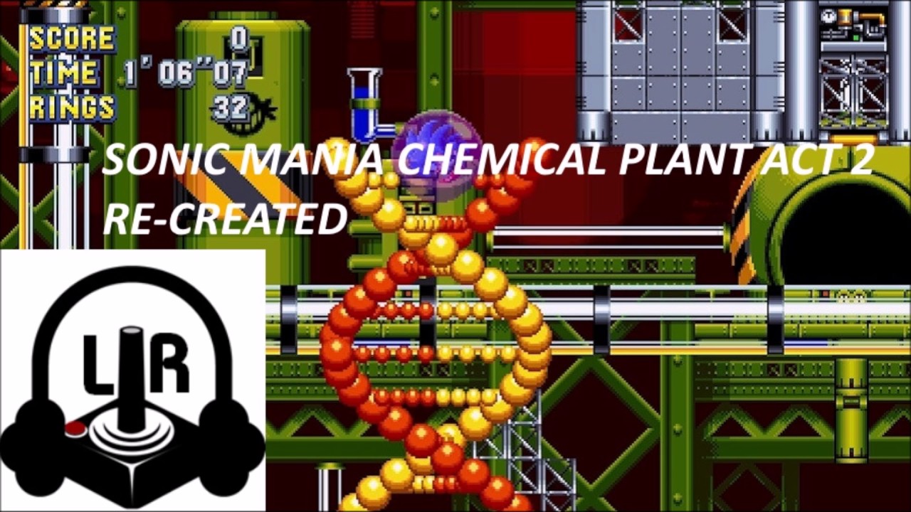 Sonic Mania Chemical Plant Zone Act 2 ReCreated YouTube