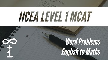 Word Problems - English to Symbols