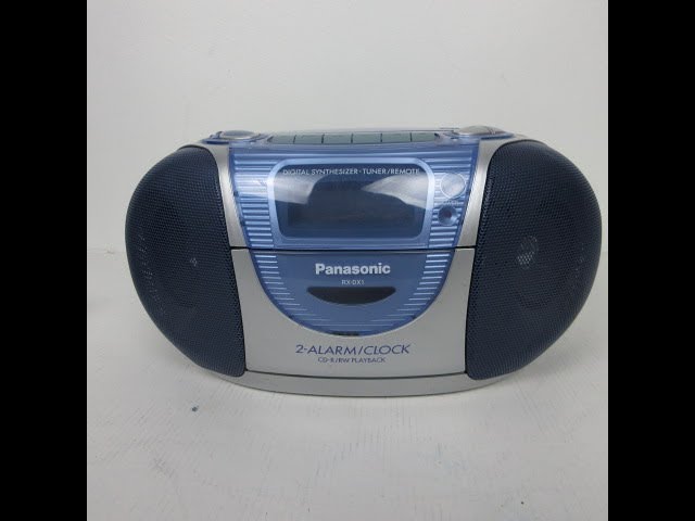【レア品】Panasonic ステレオ DCC/CDシステム RX-DD1 The Versatile Panasonic RX-DD1 Digital Compact Cassette