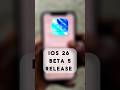 Apple ios 26 beta 5 Release Iphone 11 new features #youtubeshorts #iphone