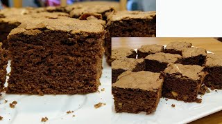 Chocolate Brownie With Cocoa Powder