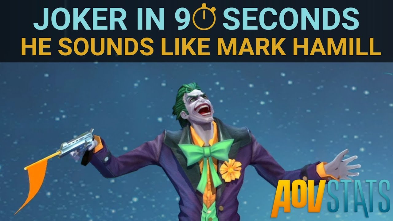 Joker in 90 seconds - Quick guide to DC's marksman in Arena of Valor