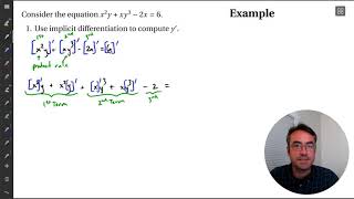MTH 141: D5 - Implicit Differentiation (part 4)