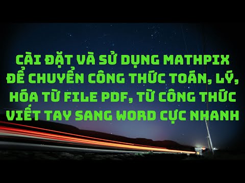 Video Hướng dẫn cài đặt và sử dụng phần mềm mathpic chuyển... - YouTube