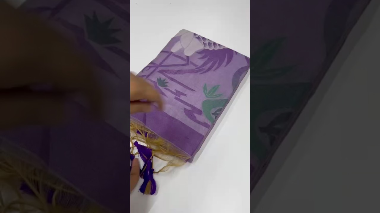 Soft Muga Cotton Resham Weaving Saree