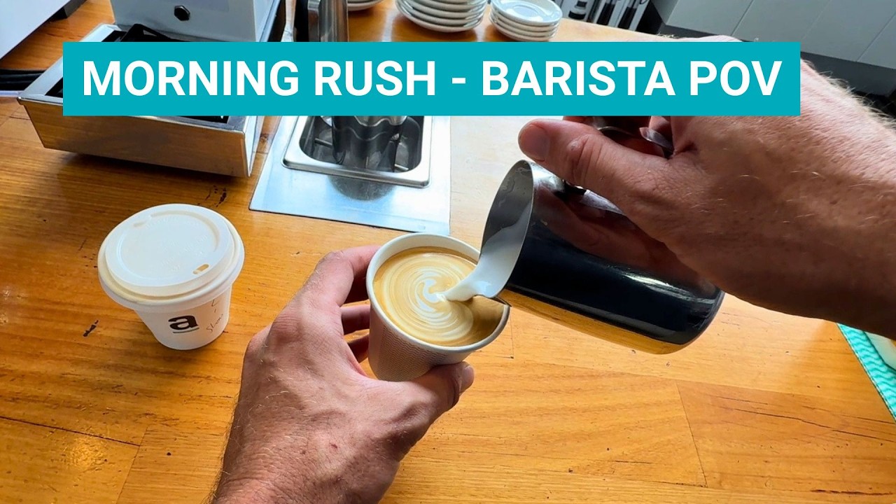 POV - A Solo Barista Working in an Australian Cafe - YouTube